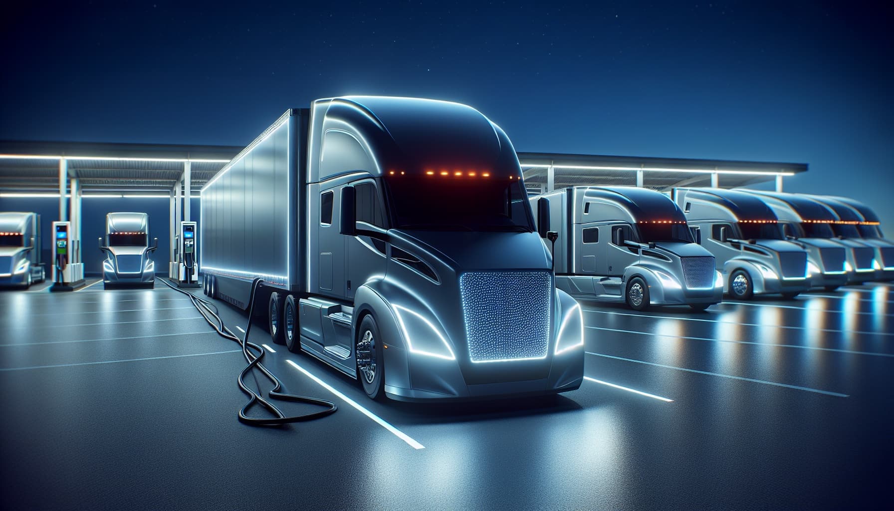 Taha Abbasi electric semi truck fleet savings 160000